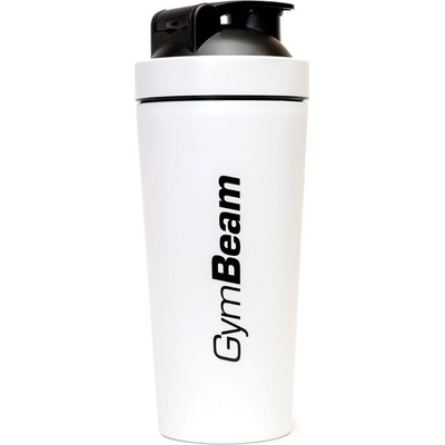 GymBeam Shaker Steel спортен шейкър боя White