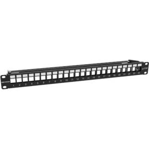 Hikvision Пач панел Hikvision DS-1CP0U24-1U, неекраниран 24-портов празен, 1U (DS-1CP0U24-1U) - xtreme