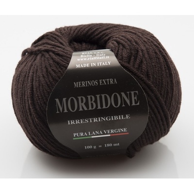 Merino vlna Rial Filati Morbidone tmavě hnědá