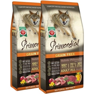 Primordial GF Adult All Breed Wild Boar & Lamb 2 x 12 kg