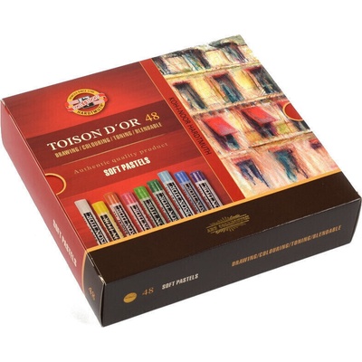 Koh-i-noor Toison D'or set of soft pastels sada suchých pastelů 48 ks