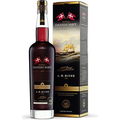 A.H. Riise Royal Danish Navy Strength Rum 55% 0,7 l (kazeta)