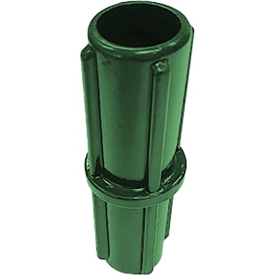Nástavec kulatého plotového sloupku O48 mm, hliníkový, zelený