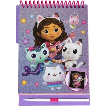 Bluey Set škrábacích obrázků Gábinin kouzelný domek