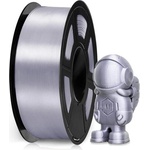  Консуматив за 3D принтер Silk, PLA+, 1.75 mm, 1 kg, сив (3D-C FIL PLA+SSP)