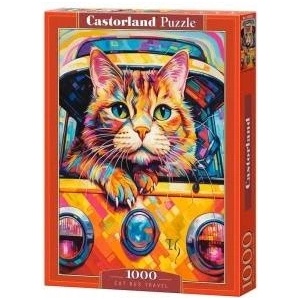 Castorland *CAS. PUZZLE 1000 pcs. , Cat bus trip