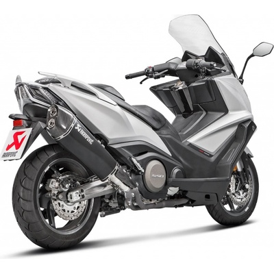 Akrapovič Slip-On Line Black Stainless Steel Kymco AK 550i (17-20)