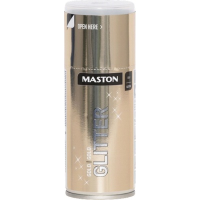 MASTON GLITTER Glitrovací sprej 150 ml Strieborný