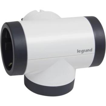 Image 1 of Legrand АДАПТЕР 3 ГНЕЗДА 694523 t-ОБРАЗЕН ВЪРТЯЩ БЯЛ legrand (694521)