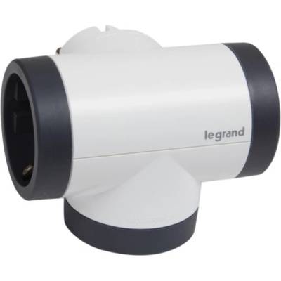 Legrand АДАПТЕР 3 ГНЕЗДА 694523 t-ОБРАЗЕН ВЪРТЯЩ БЯЛ legrand (694521)