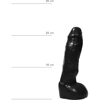 Image 1 of All Black AB11 Dildo 22cm