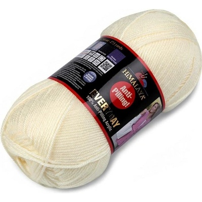 Pletací příze Everyday 100 g Varianta: 1 (70002) krémová světlá, Balení: 1 ks 49037/118699/227622