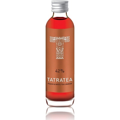 Tatratea Peach 42% 0,04 l (čistá fľaša)