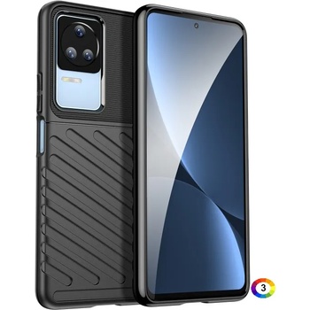 Image 1 of Xiaomi Poco F4 Удароустойчив Twill Texture Калъф и Протектор