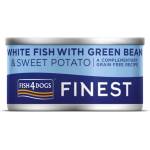 Fish4Dogs Най-добър бял риба с зелена фасул 85 г