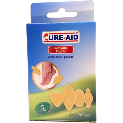 Cure-Aid Foot care hydrokoloidné náplasti na pľuzgiere 5 ks