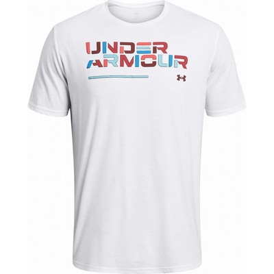 Under Armour Colorblock Wordmark SS Размер: L / Цвят: бял