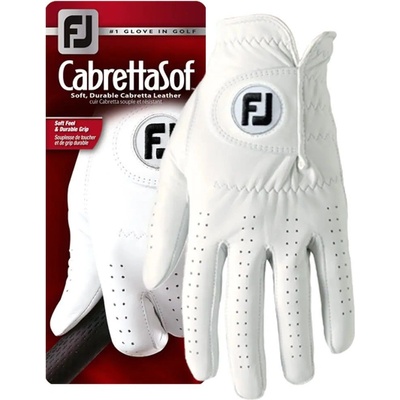 FootJoy CabrettaSof Mens Golf Glove Bílá Levá M – Zboží Dáma