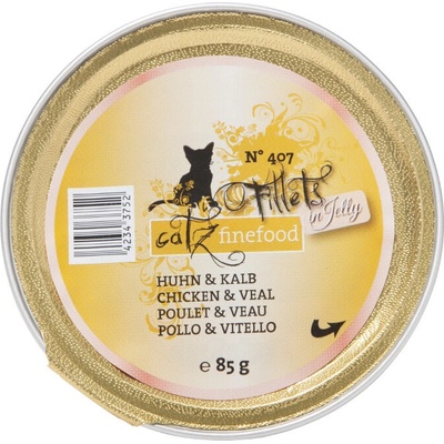 Catz finefood Fillets No.407 kuraciecí a telecí mäso 85 g