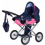 Bayer Trolley for City Star doll navy blue 13654AA