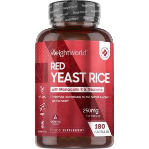 WeightWorld Red Yeast Rice + CoQ10, 180 капсули, Weight World (127070 WW)