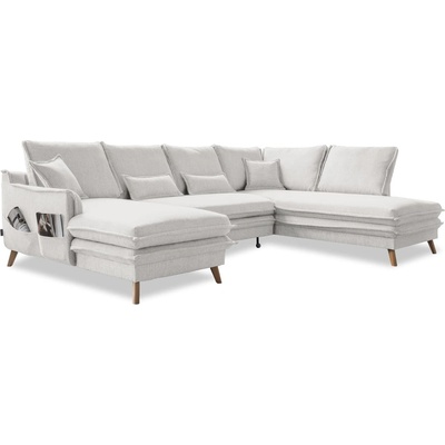 Miuform Бежов разтегателен ъглов диван (десен ъгъл/"U" форма) Charming Charlie - Miuform (1740ETS509)