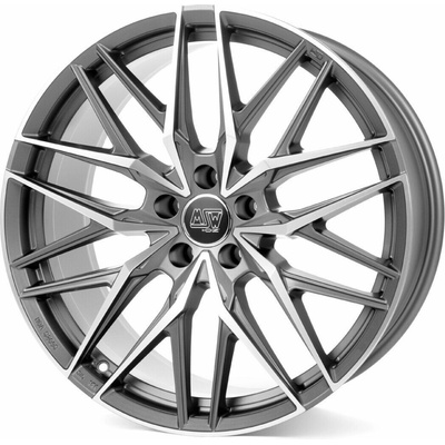 MSW 50 8x18 5x110 ET40 matt gunmetal polished