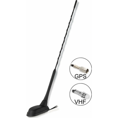 VHF+GPS stresni antena 60°