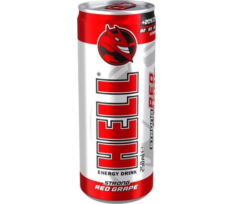 Hell Hell energetický nápoj Red Grape 250 ml