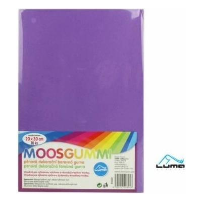 MOOSGUMMI A4 fialová LUMA