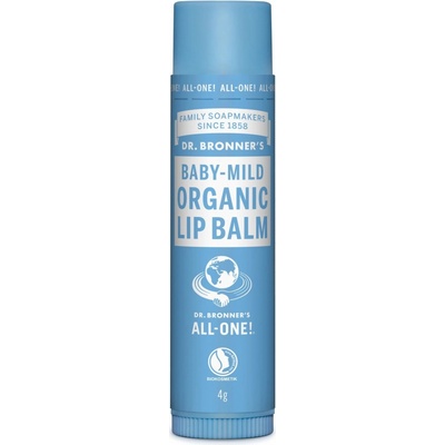 Dr. Bronner's Bez vône balzam na pery 4 g