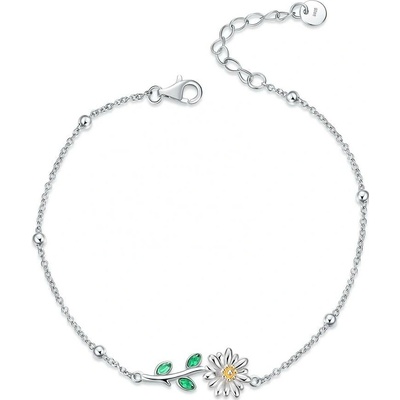 Mabell dámský stříbrný náramek SUNFLOWER CZ221PYS0263C45