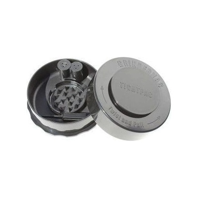 TightVac GrinderVac vzduchotěsná dóza s drtičkou černá 60 ml