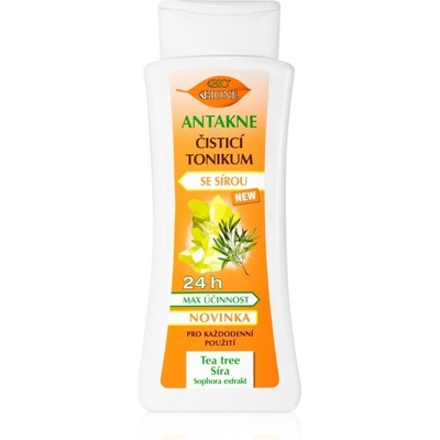 Bione Cosmetics Antakne čistící pleťové tonikum se sírou 255 ml