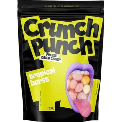 Crunch Punch mrazem sušené bonbonky s příchutí tropického ovoce 200 g