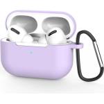 Techsuit Калъф за AirPods Pro 3, гладък ултратънък материал - Techsuit - силиконов калъф - лилав