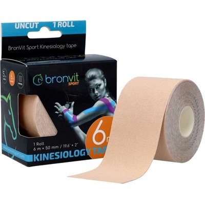 BronVit Sport Kinesio Tape classic tejpovací páska světle béžová 5 cm x 6 m