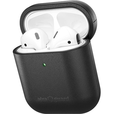 AlzaGuard Genuine Leather Case na AirPods 1. a 2. generácie AGD-ACL6B