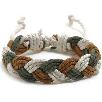 HARAHU Гривна ti-33206 - Кафява / Зелена / Бяла kp33206 (ti-33206)