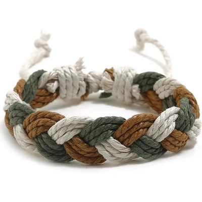 HARAHU Гривна ti-33206 - Кафява / Зелена / Бяла kp33206 (ti-33206)