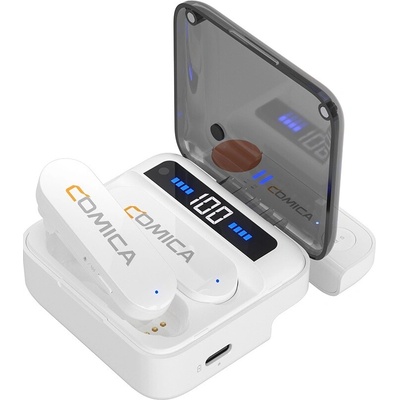 COMICA AUDIO [Závada] Comica Vimo S (UC) 2,4G bezdrátové klopové mikrofony pro Smartphone a tablety – funkční 1 mikrofon ze 2 Vimo-S MI B – Sleviste.cz
