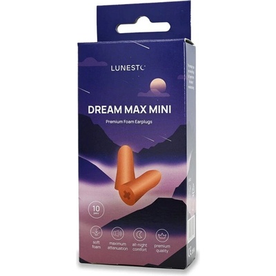 Lunesto Dream Max Mini špunty do uší 10 párů