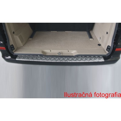Profilovaná lišta nárazníka - hliník VW Transporter, 2015-2024 / T6, T6.1, zadné dvere otvárané hore
