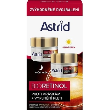 Astrid Bioretinol denní pleťový krém Bioretinol Day Cream SPF10 50 ml + noční pleťový krém Bioretinol Night Cream 50 ml darčeková sada
