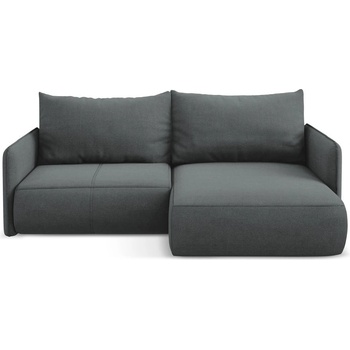 makamii Сив разтегателен ъглов диван с място за съхранение (десен ъгъл) Nanea - Makamii (NANEA_RCF_S_24_P1_C16)