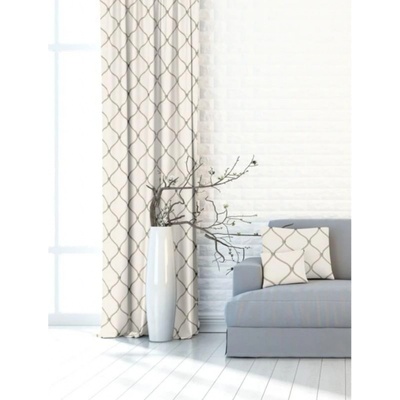 Výpredaj Dekoračné látky, Blackout, ornament zámocký, 150 cm 150 x 170 cm
