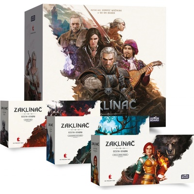 Asmodee Zaklínač: Cesta osudu - Sada (Standardní edice + 3x Rozšíření)