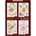 Magnolia - Puzzle 4x260 Lucile Prache: Ring Cake, Monster Cookies, Rainbow Cookies, Panna Cotta - 260 piese