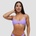 GymBeam Дамско горнище на бански HAWAII Lilac XS