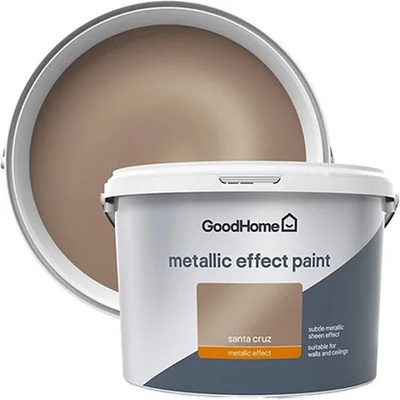 GoodHome GoodHome, Боя с фин ефект на метален блясък, цвят Santa Cruz